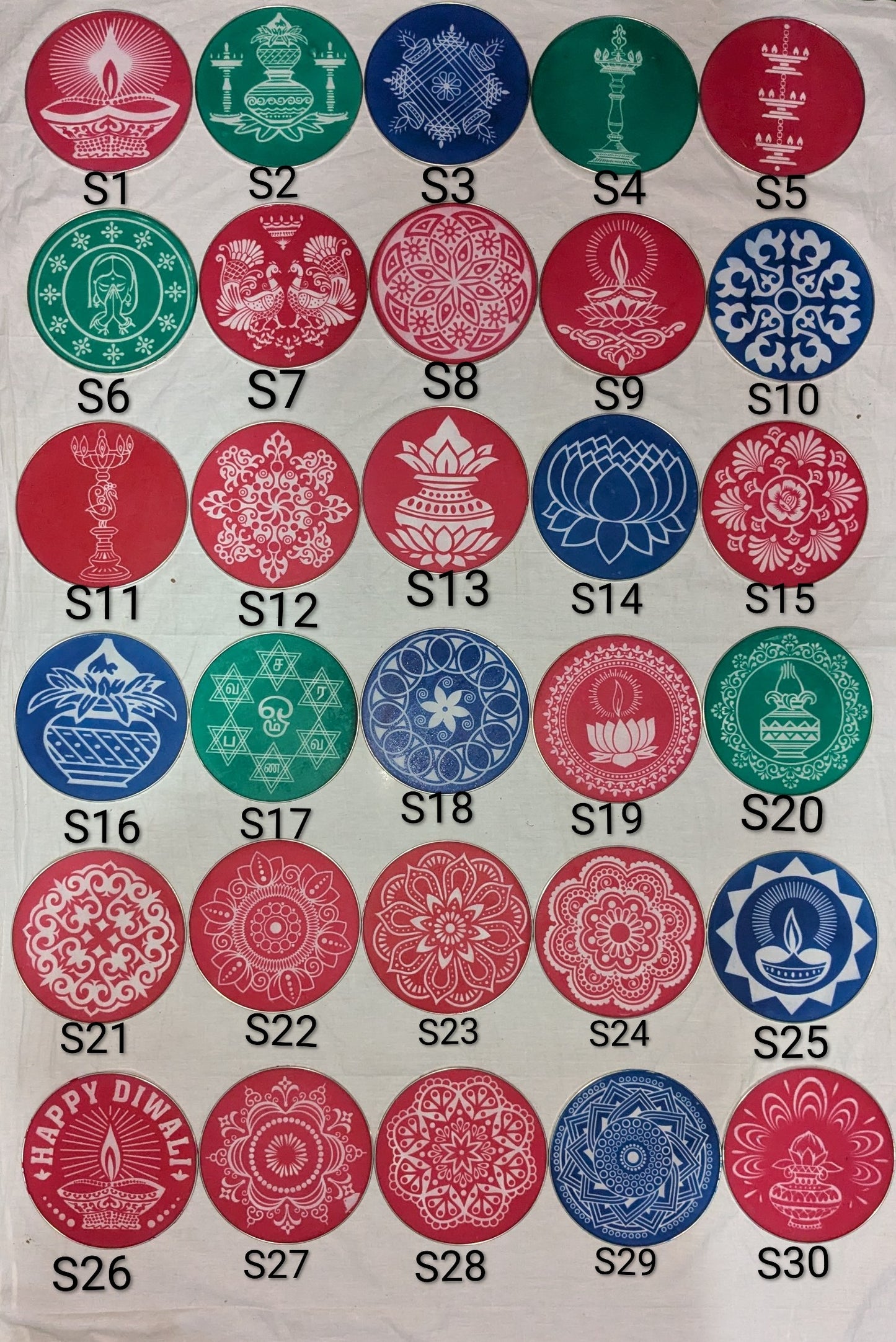 Small - 8 Inch Stencil