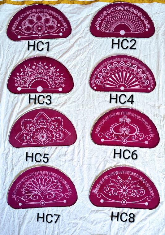 Half circle stencil 15 inch