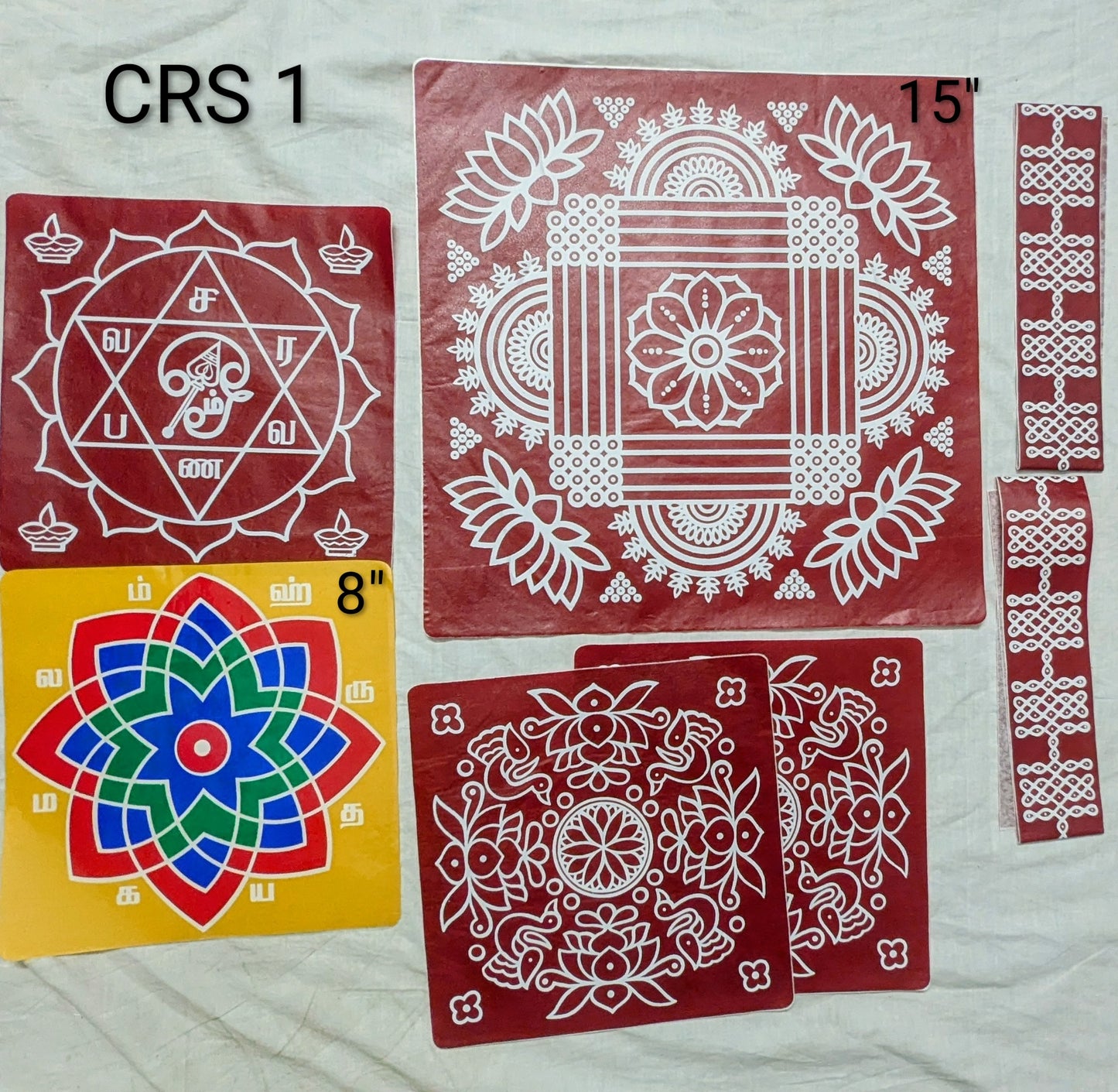Combo Rangoli stickers