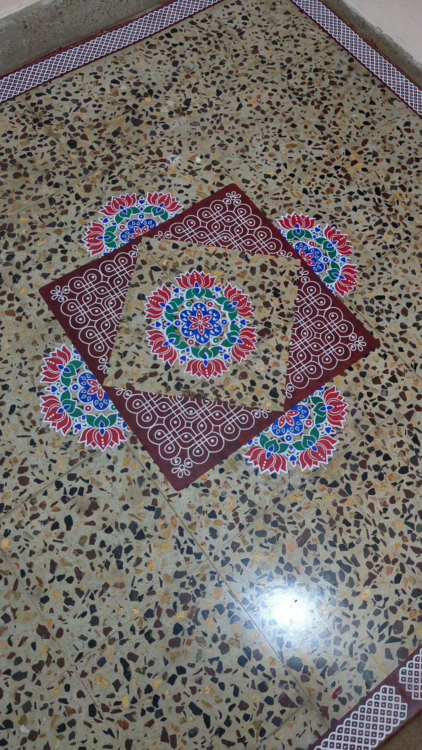 Small Rangoli stickers- 8 inch