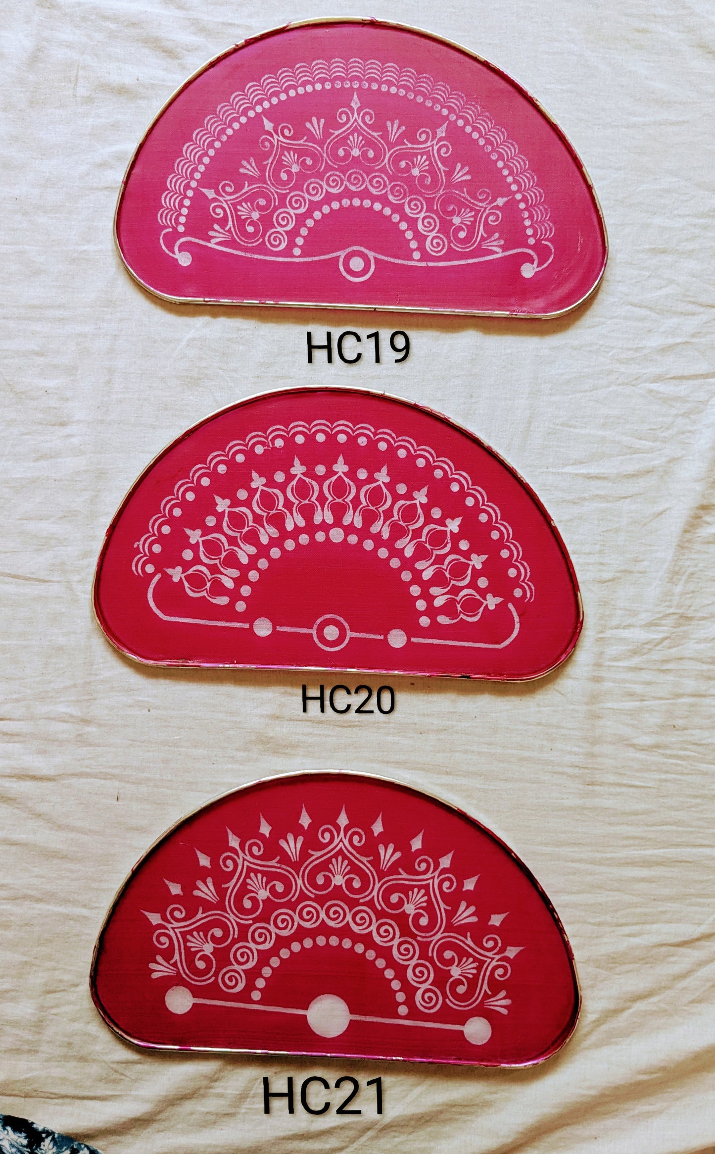 Half circle stencil 15 inch