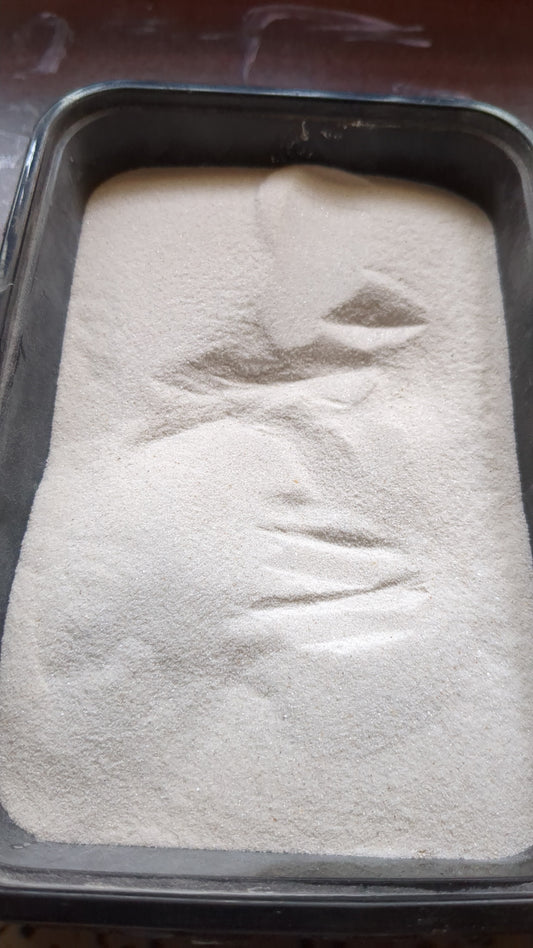 Fine white rangoli powder