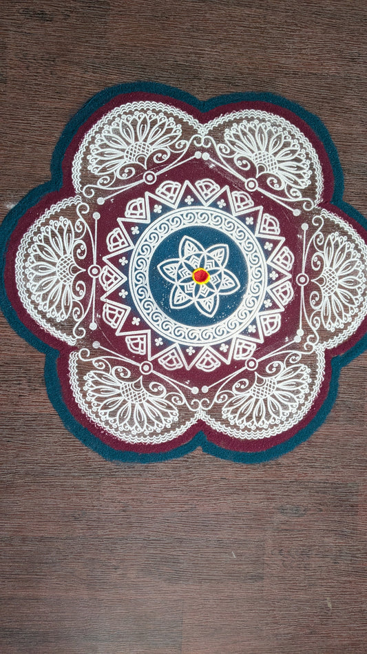 Half circle stencil 15 inch