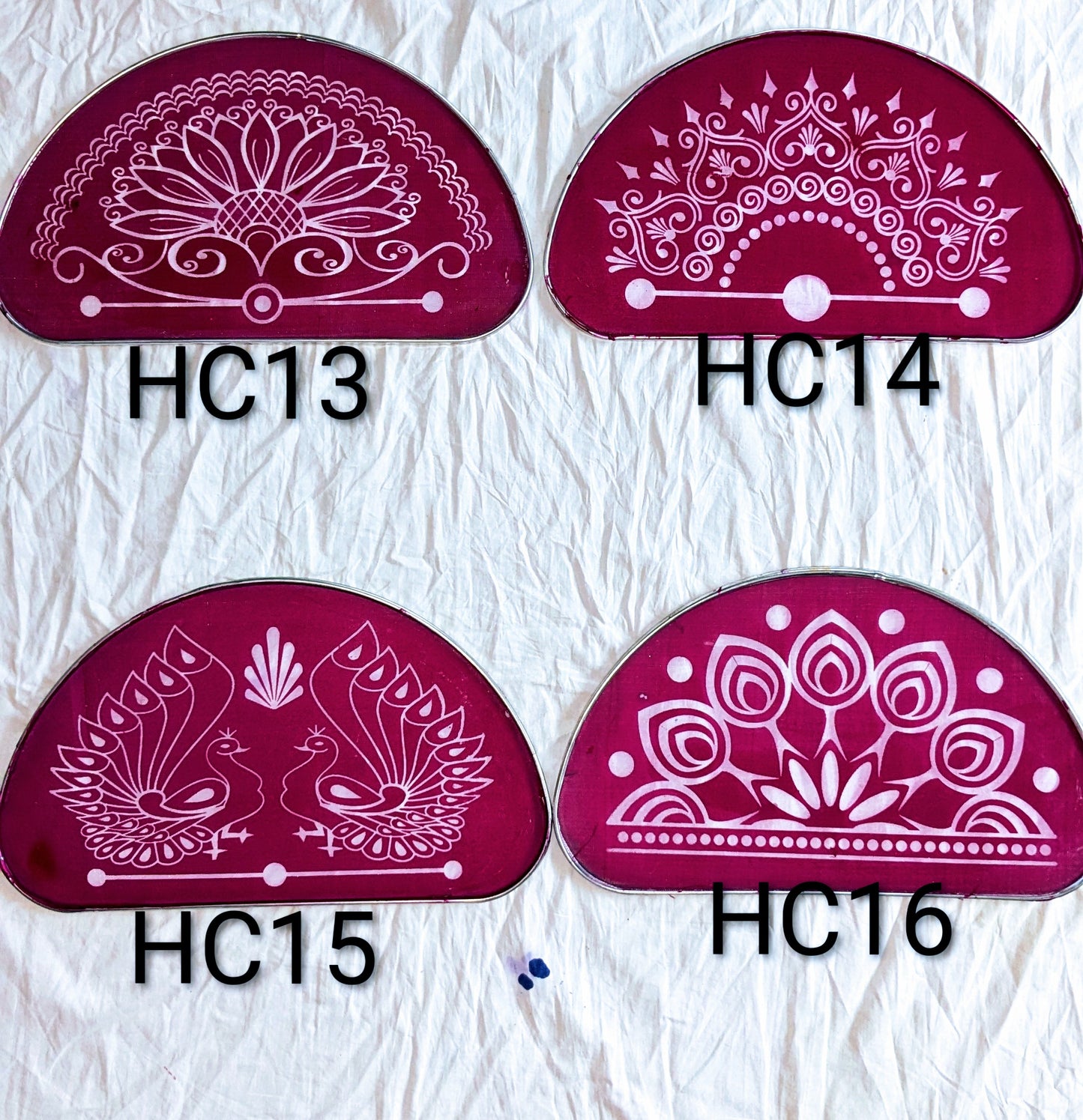 Half circle stencil 15 inch