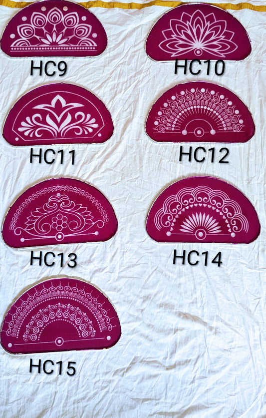 Half circle stencil 15 inch